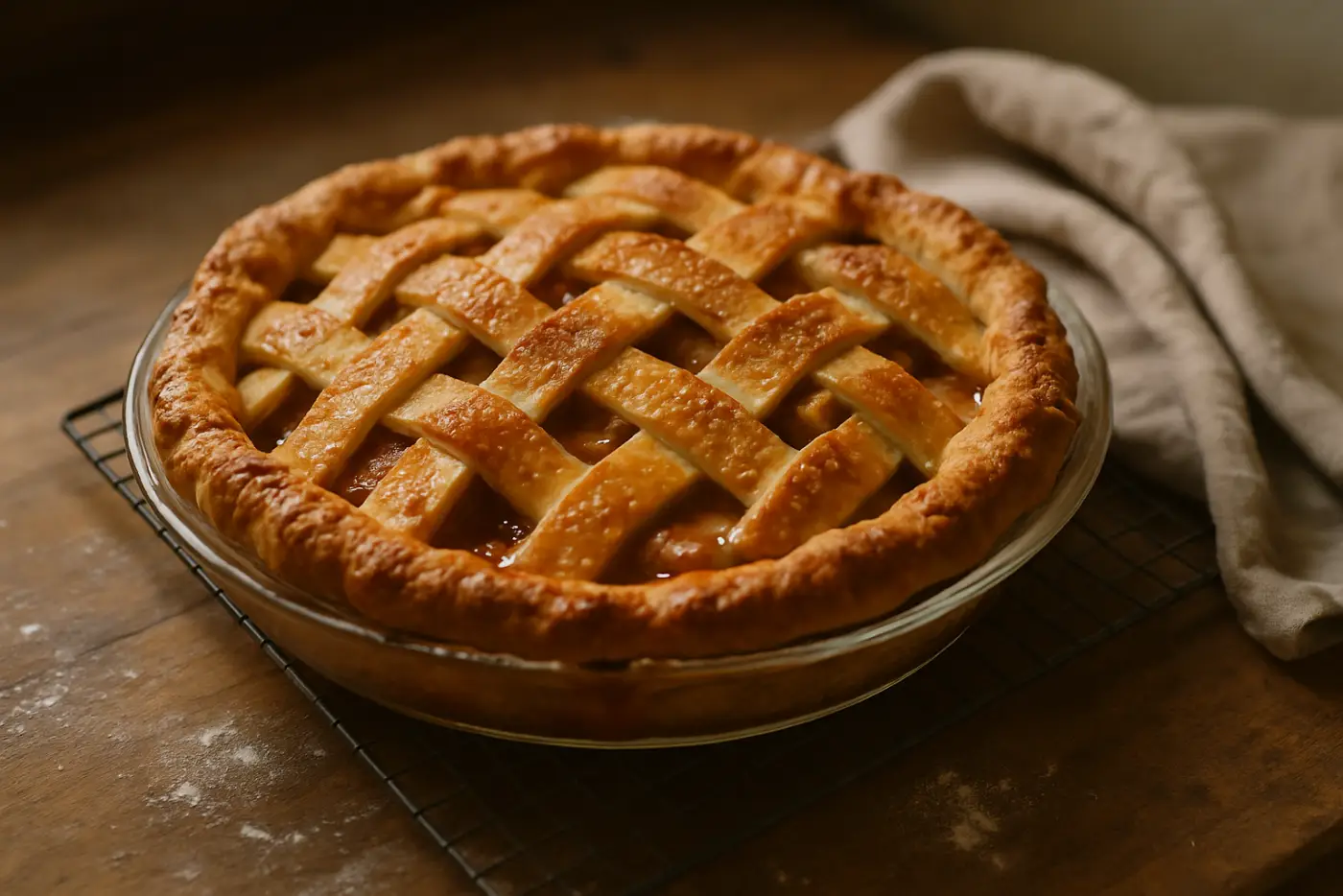 Apple Pie with a Lattice Crust