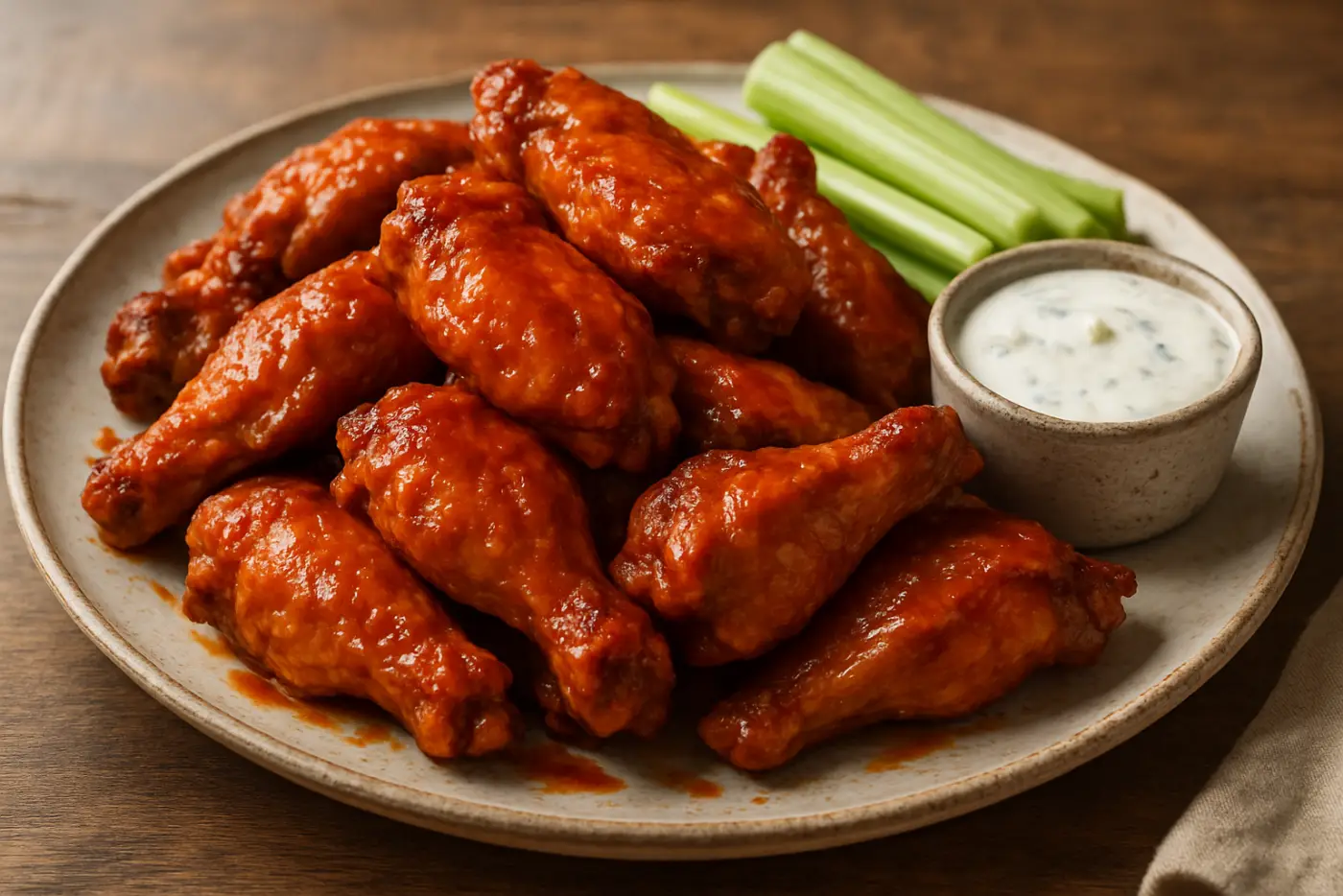 Crispy Baked Buffalo Wings