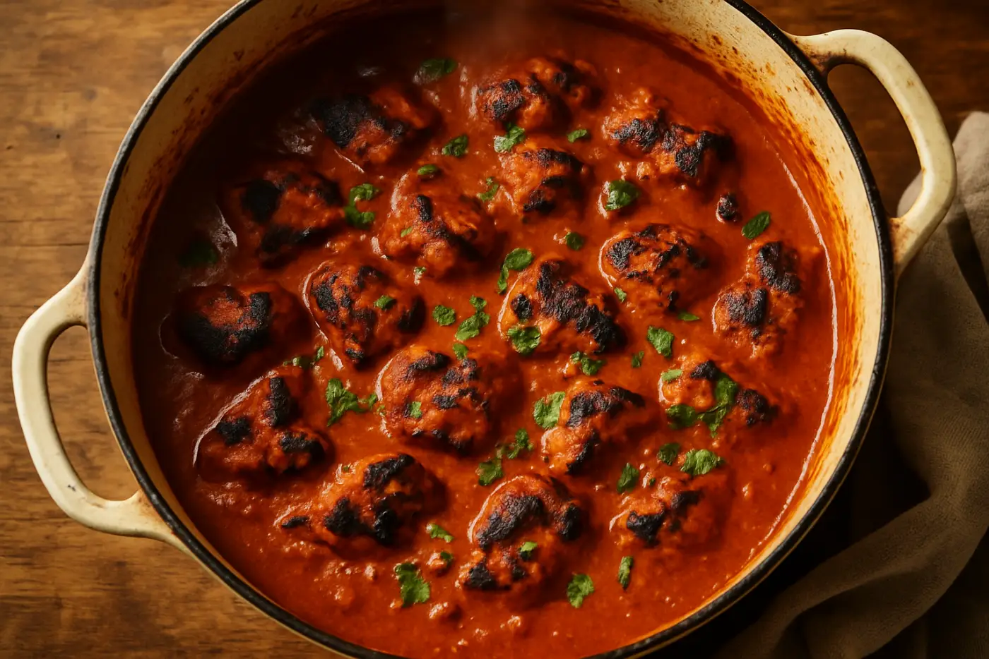 Broiler-Charred Chicken Tikka Masala