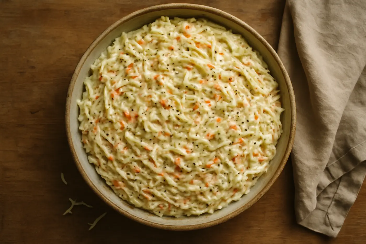 Classic Buttermilk Coleslaw with Celery Seed