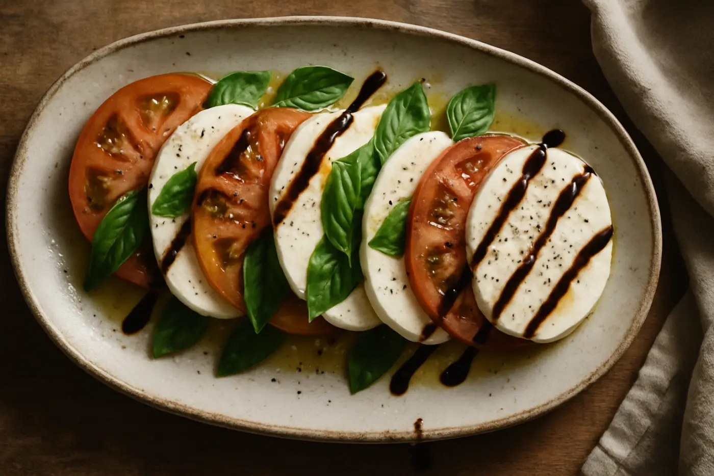 Caprese Salad with Balsamic Glaze