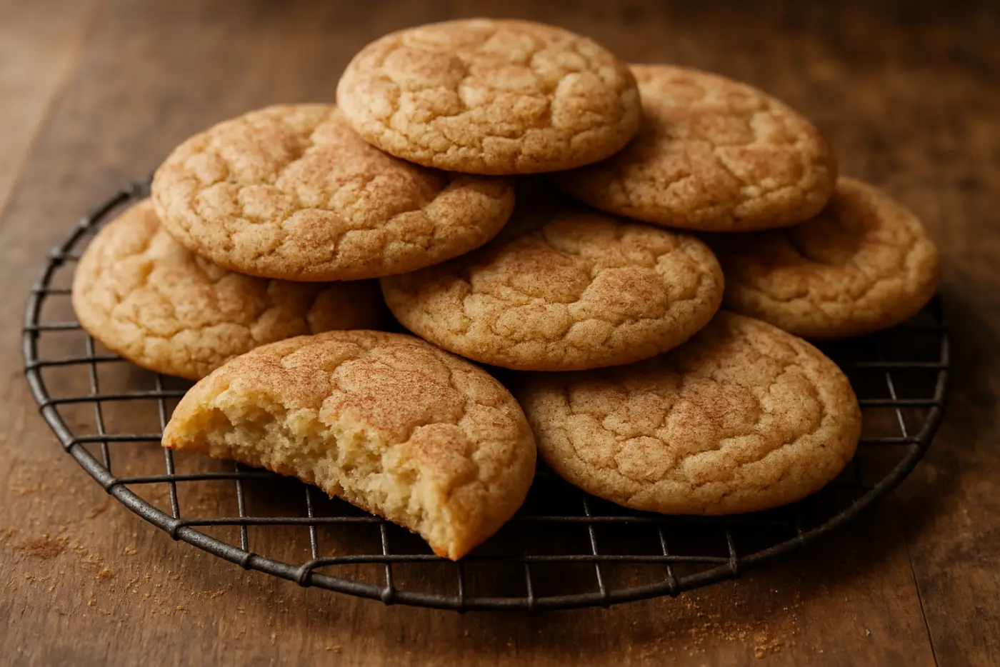 Chewy Snickerdoodle Cookies