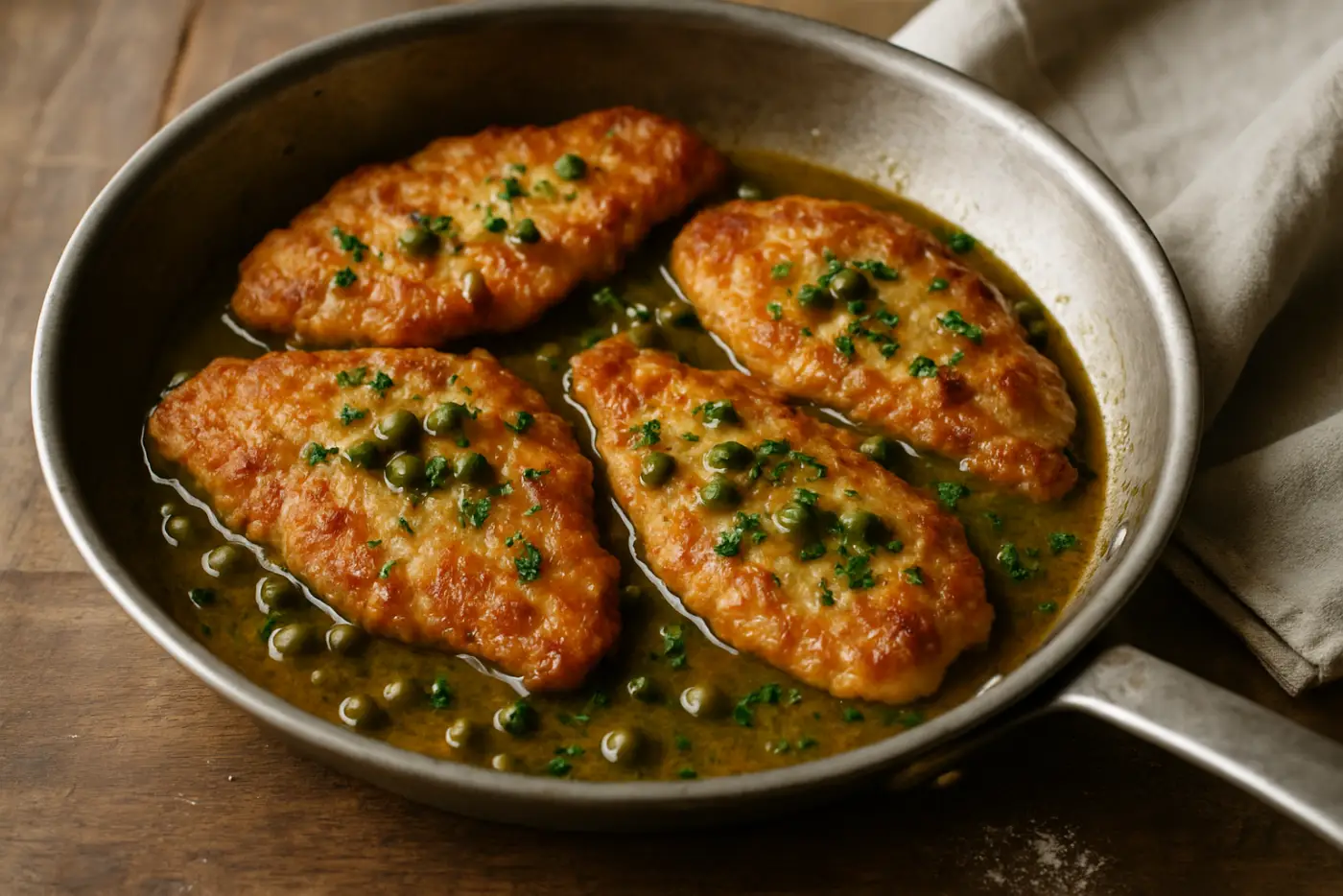 Chicken Piccata with Lemon and Capers