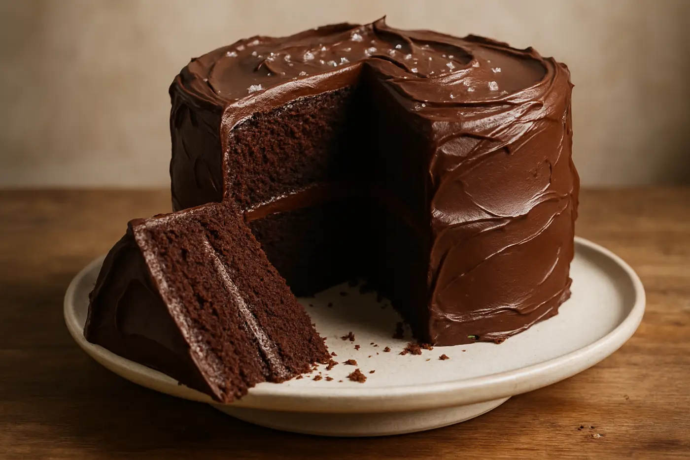 Chocolate Layer Cake with Fudge Frosting
