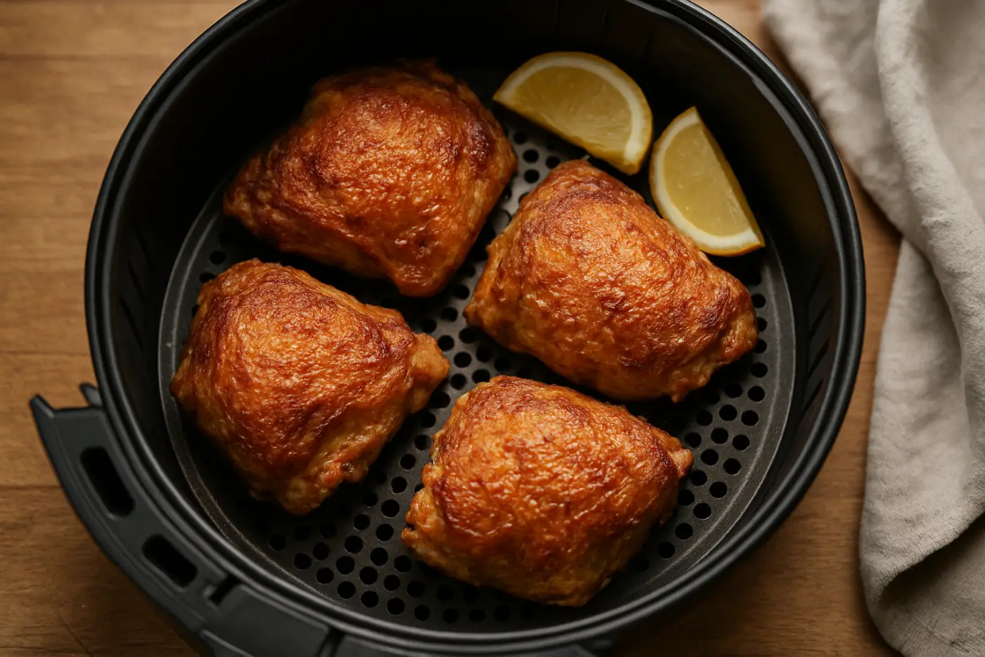 Crispy Air Fryer Chicken Thighs