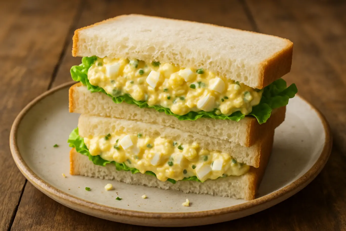 Egg Salad Sandwich with Dijon and Chives