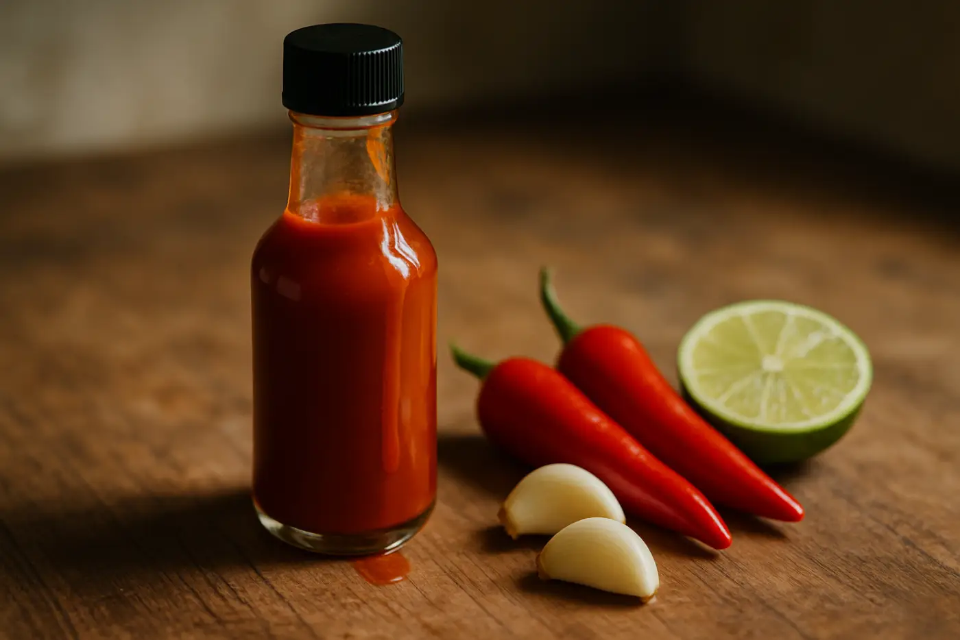Fermented Hot Sauce with Garlic and Lime