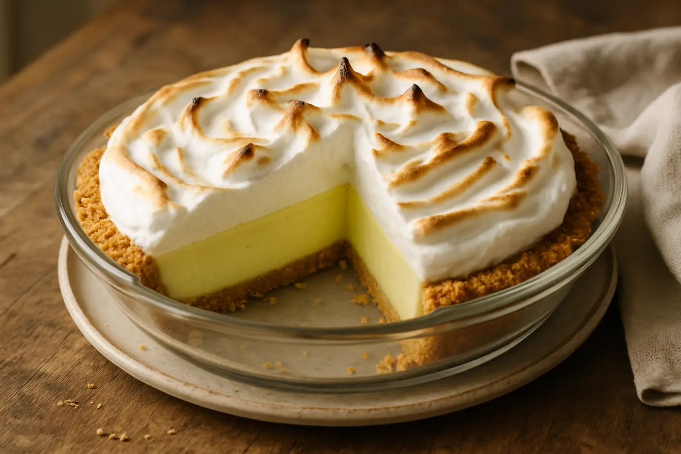 Key Lime Pie with Toasted Meringue
