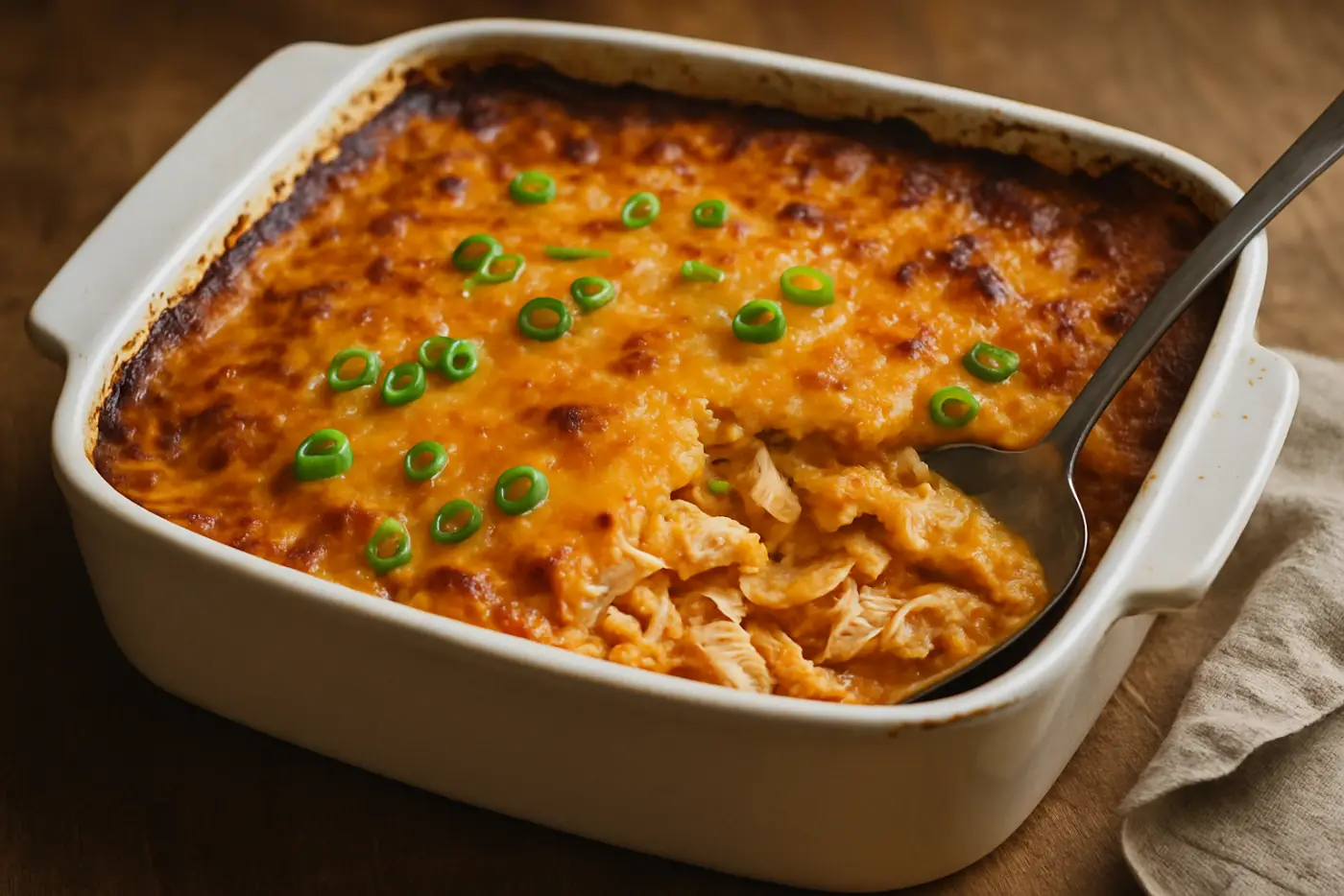 King Ranch Chicken Casserole with Green Chiles