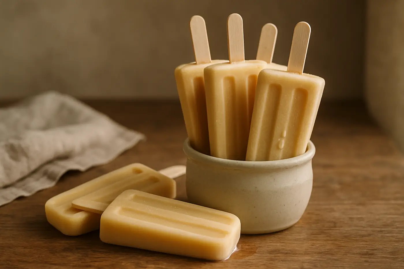 Mango-Lime Coconut Popsicles