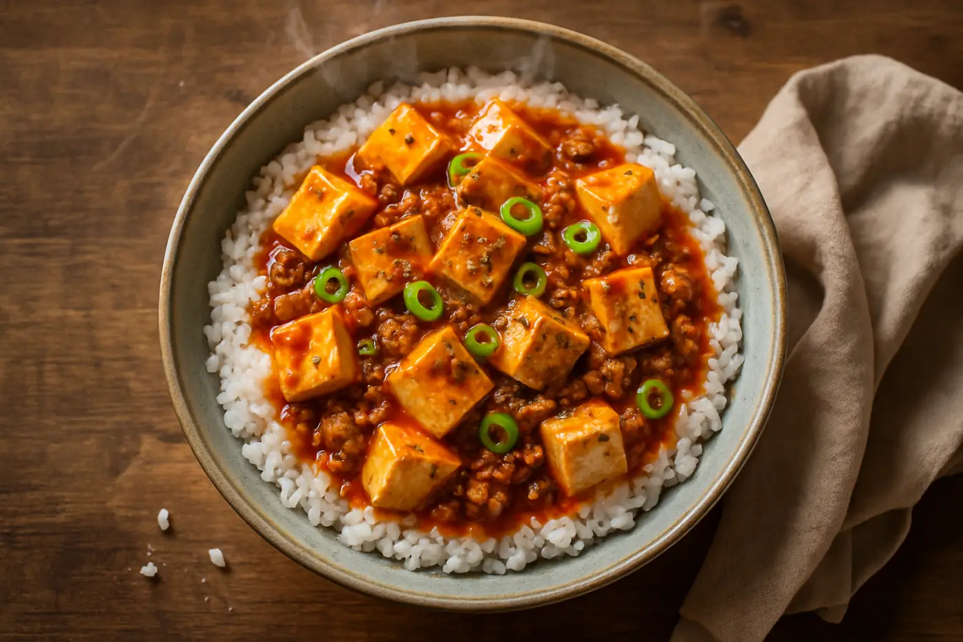 Mapo Tofu with Ground Pork