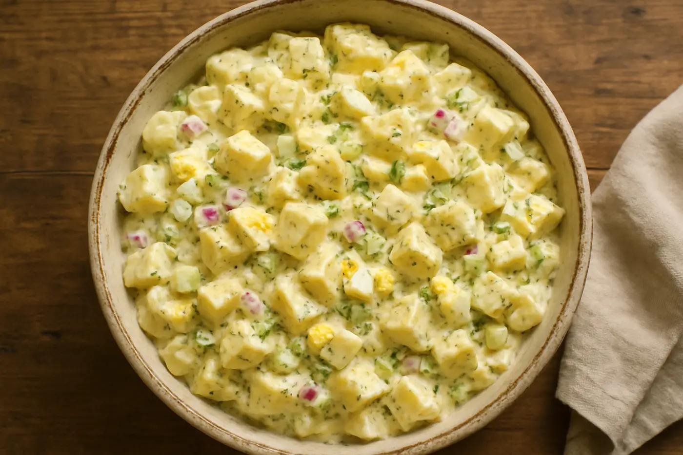 Creamy Mustard-Dill Potato Salad