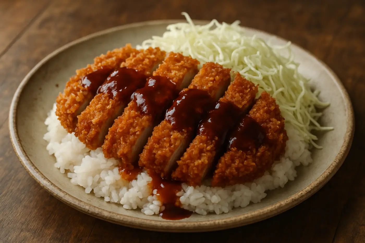 Crispy Pork Katsu with Tonkatsu Sauce