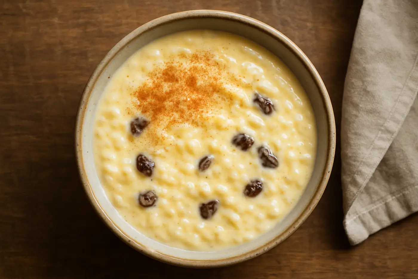 Creamy Stovetop Rice Pudding with Cinnamon