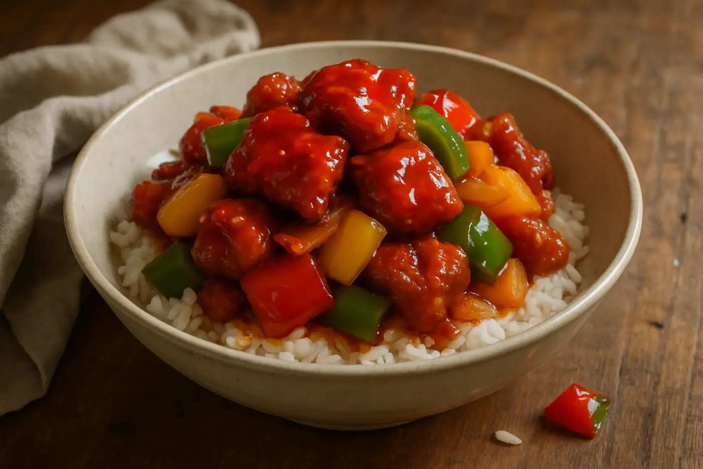 Sweet and Sour Pork with Pineapple