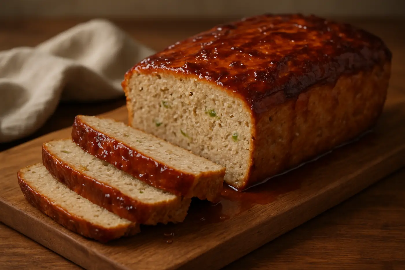 Turkey Meatloaf with Maple-Dijon Glaze