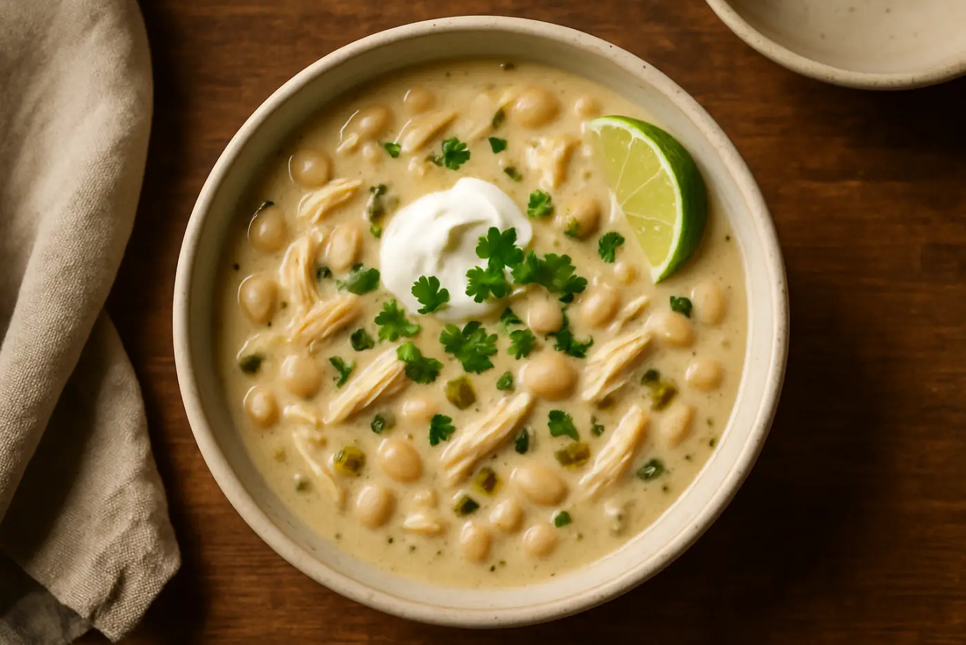 Slow Cooker White Chicken Chili
