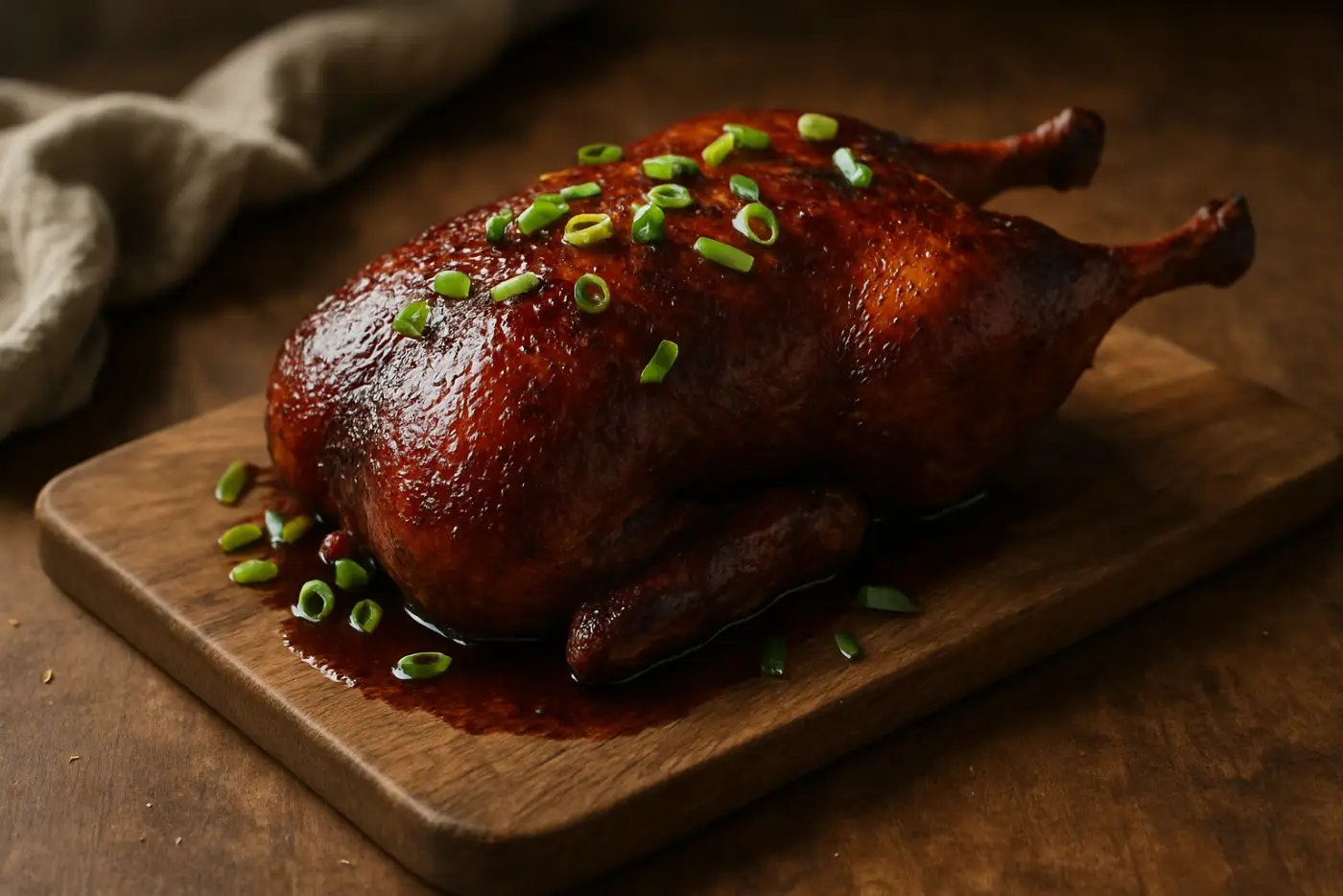 Whole Roasted Duck with Orange and Star Anise